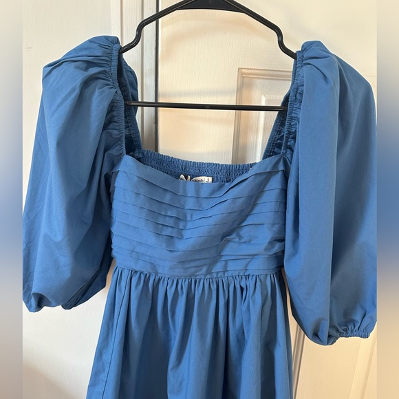 Abercrombie Emerson Poplin Puff Sleeve mini dress - Picture 4 of 5